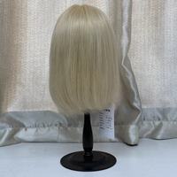 Peluca frontal de encaje con nudos blanqueados y borde natural para mujeres blancas, cabello humano virgen premium sin procesar, venta al por mayor, sin pegamento, OEM, para salón.