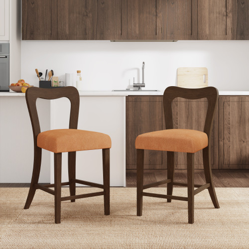 Caramel + Noyer + Bois + Tissu + Bois d'hévéa