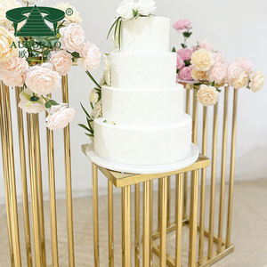 Pilar cuadrado de la boda del acero inoxidable de la decoración para el acontecimiento del partido - Product Image 3