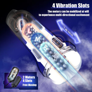 男性のための新しいアップグレードアプリコントロール振動電気自動男性オナニー大人の大人のおもちゃ - Product Image 3