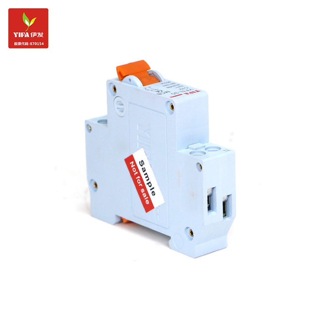 YIFA Small-Sized Intelligent Electronic Mini Circuit Breaker (MCB) Single-Phase AC 220V 4.5KA Breaking Capacity BCD Curve B for