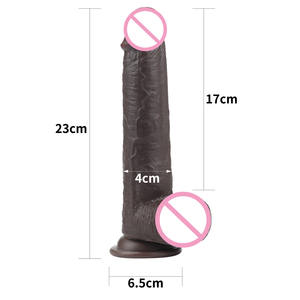 <span class=keywords><strong>9</strong></span> <span class=keywords><strong>Inch</strong></span> Levensechte Kunstmatige Penis Met Sterke Zuignap Dubbele Laag Zachte Siliconen Realistische <span class=keywords><strong>Dildo</strong></span> 'S Voor Vrouwen - Product Image 3