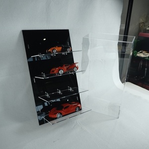 Vitrine de présentation en acrylique lavable, écologique et personnalisée pour modèles de camions et voitures miniatures, pré-assemblée, design moderne pour la maison - Product Image 5