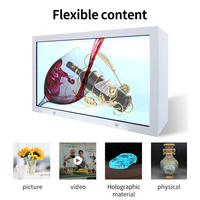 Pantalla Táctil Transparente con Holograma LCD para Android/Windows, Exhibición para Interiores, OEM con 1 Año de Garantía