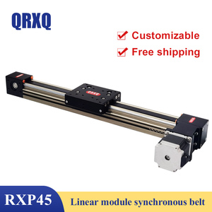 Modulo lineare a cinghia sincrona modulo guida motorizzato a scorrimento lineare motorizzato guida lineare precisa Include motore passo-passo basso Nois - Product Image 2