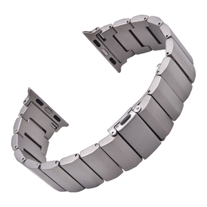 Correa de Reloj de Titanio Hipoalergénica Jaetium, Titanio Sólido de Grado 2, Cierre Desplegable - Product Image 1