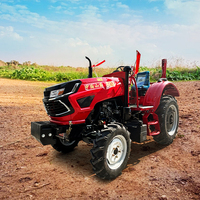 Petits tracteurs à quatre roues bon marché et populaires contenant des outils agricoles Mini tracteurs 4x4 Tracteurs agricoles à quatre roues motrices