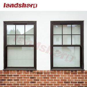 Landsharp Châu Âu Phong Cách Cửa Sổ Nướng Thiết Kế Bão Bằng Chứng Cửa Sổ Kính Đôi Kính Tùy Chỉnh Cửa Sổ Xử Lý - Product Image 2