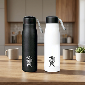 Bouteille d'eau promotionnelle personnalisée en métal imprimé Hanuman Ji pour la Saint-Valentin, Noël, la remise des diplômes et la rentrée scolaire - Product Image 1