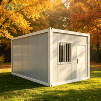 Mini-maison modulaire de luxe préfabriquée en conteneur d'acier exportable pour kit de villa, conception légère en kit plat pour installation souterraine