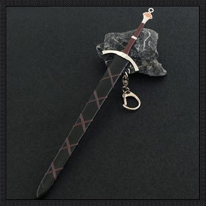 Vente en gros achat direct 22cm porte-clés <span class=keywords><strong>de</strong></span> décoration artisanale en métal pour <span class=keywords><strong>Game</strong></span> <span class=keywords><strong>of</strong></span> <span class=keywords><strong>Thrones</strong></span> Dawn Sword avec gaine produit porte-clés - Product Image 6