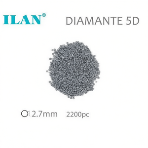Perline Diamante 5D 2.7mm 2200pz per Pittura Diamante e Artigianato Artistico - Product Image 2