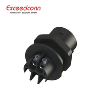 Connecteur d'alimentation CA à 5 broches mâle pour montage sur panneau, 25A, pour onduleur triphasé
