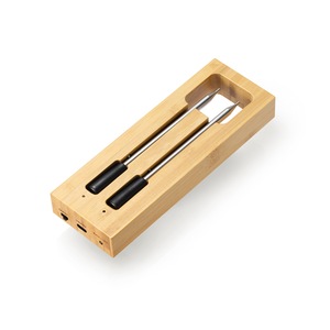Termómetro Digital Inalámbrico para Carne con 2 Sondas, Inyector de Carne, Alcance Remoto Mejorado de 500 pies, BT-44 Digital - Product Image 2