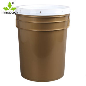 Seau à peinture avec impression professionnelle de logo personnalisé seaux en plastique 18L avec couvercle - Product Image 3