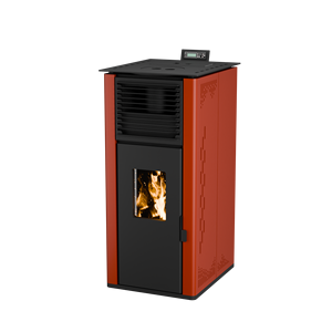 PANSEE Poêle à granulés 10KW Carburant à biomasse écologique à faibles émissions Protection domestique verte - Product Image 3