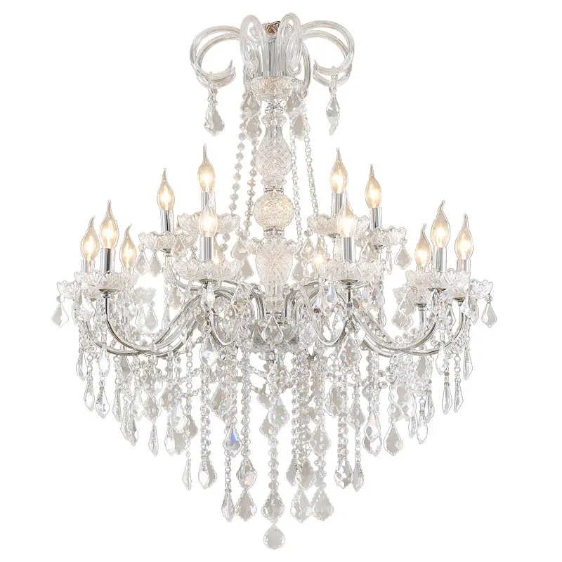 Contemporary hotel lobby crystal chandelier home living room dining room bedroom villa pendant lamp decorative lighting