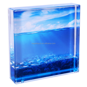 Marcos de Fotos Flotantes de Acrílico Personalizados con Agua Líquida para Recuerdos de Boda, Turismo y Exposiciones, con Dibujos Animados, para Regalos de Invitados - Product Image 3