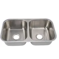 Double Bowl Stainless Steel Undermount Sink