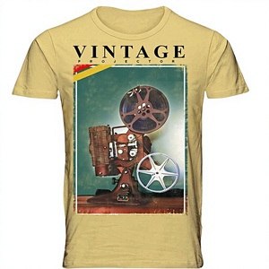 Camiseta Casual para Hombre, 100% Algodón Biowashed, Antiencogimiento, Ecológica, Corte Regular, Estampado de Fábrica - Product Image 1