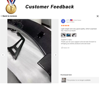 Aileron arrière en fibre de carbone style AD pour BMW M3 F80 M4 F82 2014-2020, kit carrosserie pour coffre arrière, pièces et accessoires extérieurs de voiture