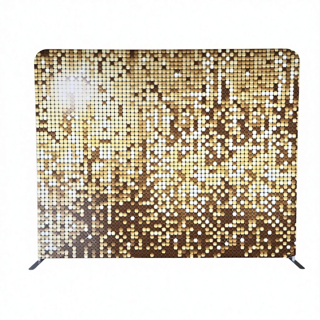 MINGYUE Aluminum Tension Stand Portable Photo Booth Background Wall Exhibition Event Background Banner Trade Show
