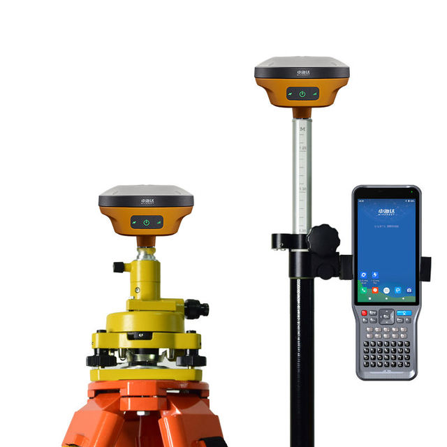 RTK GNSS GPS V200 Survey Base & Rover Receiver Station with IP68 5km Range 1400 Channels High Accuracy WiFi/4G -45~75