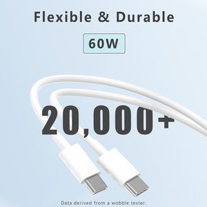 Bán Buôn Tùy Chỉnh 60W Pd Nhanh Chóng Sạc USB C Loạ<span class=keywords><strong>i</strong></span> C Sạc Cáp Ban Đầu 1M 2M 3M Cáp Dữ Liệu TPE Hộp Áo Khoác Cho <span class=keywords><strong>iPhone</strong></span> 12 13 14 - Product Image 6