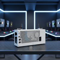 OCOCOO - Sistema de Refrigeración Líquida Externo Portátil Blanco, Enfriador Líquido Todo en Uno con Pantalla Digital para PC Gaming ITX