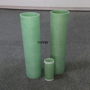 Tube enroulé en fibre de verre époxy noir, vert et jaune - Product Image 3