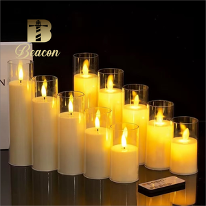 Bán buôn tinh tế chất lượng cao trụ cột LED NẾN cho nhà và các sự kiện bên Flameless trang trí nội thất điện tử điều khiển từ xa - Product Image 2