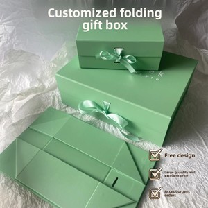 Caja Plegable Portátil Personalizada de Dos Piezas para Regalos y Manualidades, Empaque de Mano para Pequeños Lotes, Caja de Empaque Personalizada para Lentes de Contacto - Product Image 2