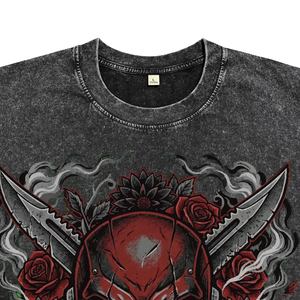 Camisetas de Algodón para Hombre con Diseño Vintage Personalizado de Alta Calidad, Estampado Novedoso, Lavado Ácido y Teñido, Venta al por Mayor, Proveedor Líder - Product Image 3