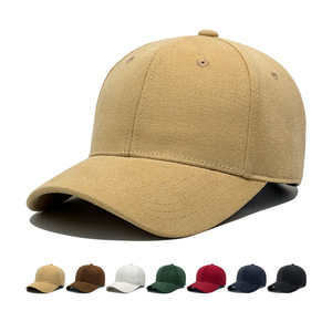 Customizable High Skull Top Baseball Cap Embroidered Logo Hardtop Duckbill Cap Brushed Unisex Outdoor Casual Cap - Product Image 6