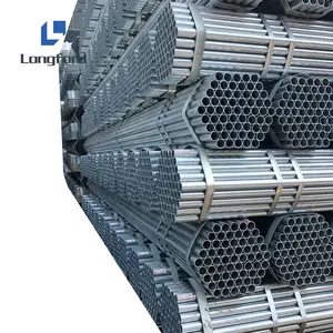 DN50 pipa baja galvanis celup panas/pipa GI pipa baja galvanis tabung galvanis untuk bingkai rumah kaca