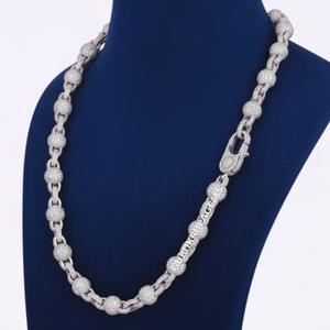 Grown <b>Diamond</b> 925 Sterling <b>Silver</b> Luxury Chain <b>Necklace</b> Elegant Fine Jewelry for Women Daily Wear Wedding Gift - Product Image 4