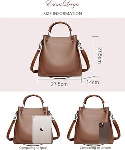 Sacs à main en cuir PU personnalisés décontractés avec fermeture éclair solide, imperméables, de créateur, à bandoulière, pour femmes, grande capacité - Product Image 2