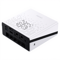 CHUWI MIINI PC UBOX Mini-ITX Horizontal en alliage d'aluminium AMD R5-6600H Windows 11 Pro 16 Go LPDDR5 512 Go SSD