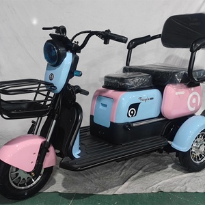 รถสามล้อไฟฟ้า 800 วัตต์ สำหรับใช้ในครัวเรือน สกู๊ตเตอร์ขนาดเล็ก สามที่นั่ง ปรับได้ - Product Image 2