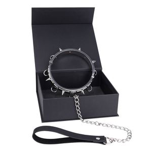 Collar BDSM, Juego Sexual para Adultos, Collar Fetiche, Collares Metálicos Ajustables con Cadena Metálica, Juguetes Sexuales para Parejas - Product Image 3