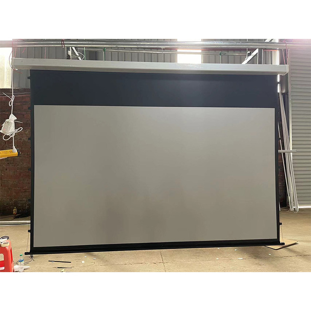 Projection Screen Electric 200inch 16:9 Indoor Roll up Remote Control Motorized Projector Screen