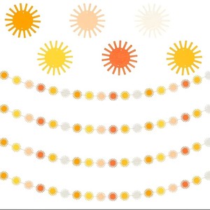 Bannière suspendue pour fête d'anniversaire Bohème 'Voici le Fils' Décoration vintage <span class=keywords><strong>hippie</strong></span> pour baby shower - Product Image 2
