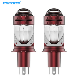 Venta al por mayor de alta potencia Mini Led proyector lente 12V coche luces H4 nuevo coche Universal Led proyector faros - Product Image 1