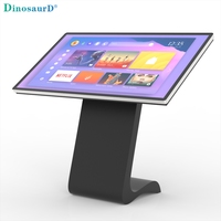 Pantalla Táctil de Información con Soporte de Piso, LCD Full HD de 32, 43, 49, 55 y 65 Pulgadas, para Centro de Asistencia con Android y Windows