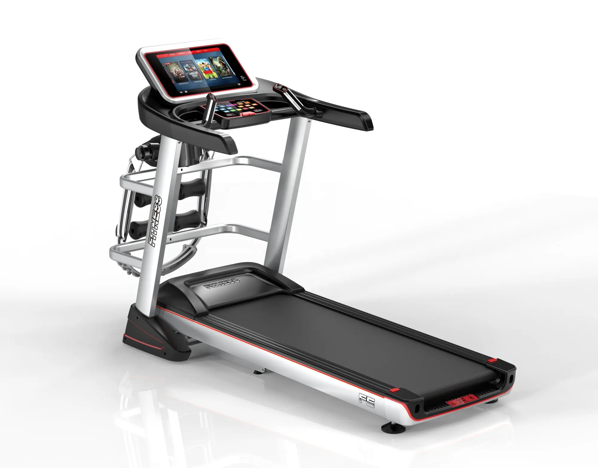 Jogging Terbaik 2023 Menjalankan Gym Mesin Pelari Sabuk Lipat Kebugaran Bermotor Berjalan Treadmill Komersial Penggunaan Rumah Listrik Miring