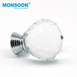 Poignées de meubles en cristal pour armoire de salon, commode, placard, et boutons de porte d'armoire de cuisine en plastique avec diamants - Product Image 3