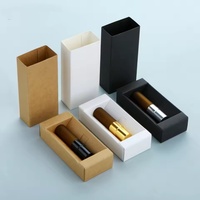 Flacon de Parfum 10 ml avec Boîte d'Emballage Atomiseur Vide, Parfum Noir et Blanc, Emballage Noir