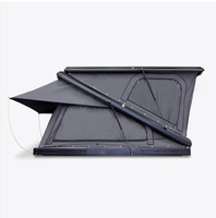 Carpa de Techo para Auto de Gran Espacio, Forma de Z, para las Cuatro Estaciones, Carcasa Rígida de Aluminio, Doble Capa, Expandible, con Vista Panorámica, Una Habitación