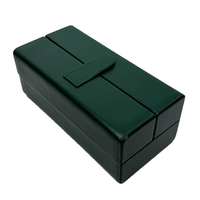 Étui de rangement pour montres en cuir PU premium et velours avec logo personnalisé, design multi-emplacements pour l'affichage et le rangement de montres et bracelets