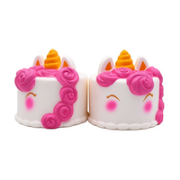 Mainan Squishy Unicorn Poliuretan Lucu Slow Rising, Mainan Remas Beraroma Logo Kustom, Hadiah Promosi Lembut, Mainan Pereda Stres